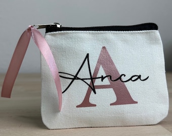 Personalized purse, mini bag, jewelry bag, nice gift for JGA, birthday present, souvenir, versatile