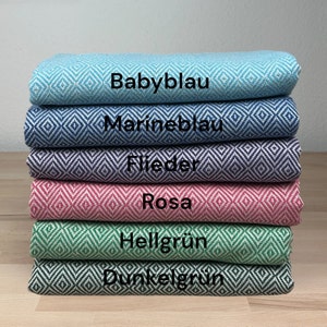 Beach towel with name embroidered from cotton also great as a sauna towel bath towel Mother's Day gift graduation gift wellness towel image 9