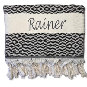 XXL Hamamtuch Strandtuch  personalisiert super geeignet als Saunatuch Badetuch Geschenk zum Geburtstag Wellness Tuch