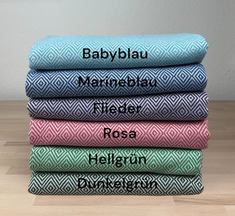 Sauna towel with name made of cotton, 100x180 embroidered gift birthday JGA high school graduation gift Mother's Day gift holiday wellness image 7