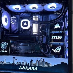 カスタム PC 2.5 インチ SSD カバー、特別な SSD カバー、ゲーマー PC カスタム RGB ケース、特別な PC ケース、ゲーマー PC 照明付きサイン、ゲーマー ギフト、