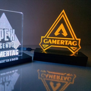 Personalized Apex Legends Game Logo Gamertag Light - Apex Neon Sign - Gamertag Sign - Apex Legends Sign - Gamer Gifts - The Video Gamer Gift