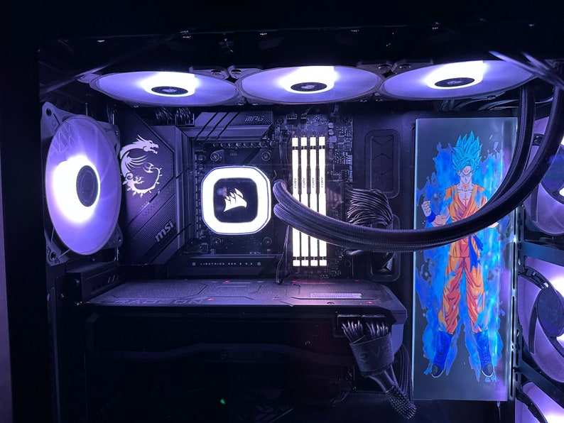 Custom Pc Plate Gaming Computer Custom RGB Psu Cover Plate Etsy
