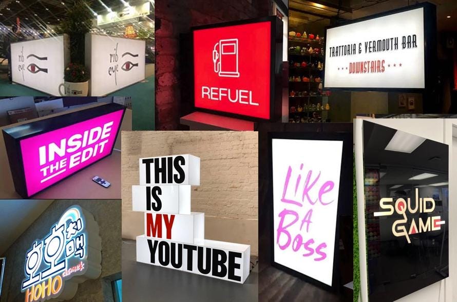 Light Box With Custom Logo,personalized Light Box,business Logo Sign ...
