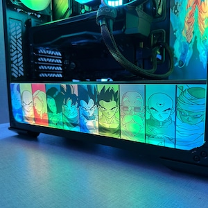 Plaque pour PC personnalisée, Plaque de protection d'alimentation RVB personnalisée pour ordinateur de jeu, Cache de protection pour alimentation, Couvercle pour SSD, Plaque arrière de GPU, Cadeaux pour gamer, Accessoire pour ordinateur de jeu