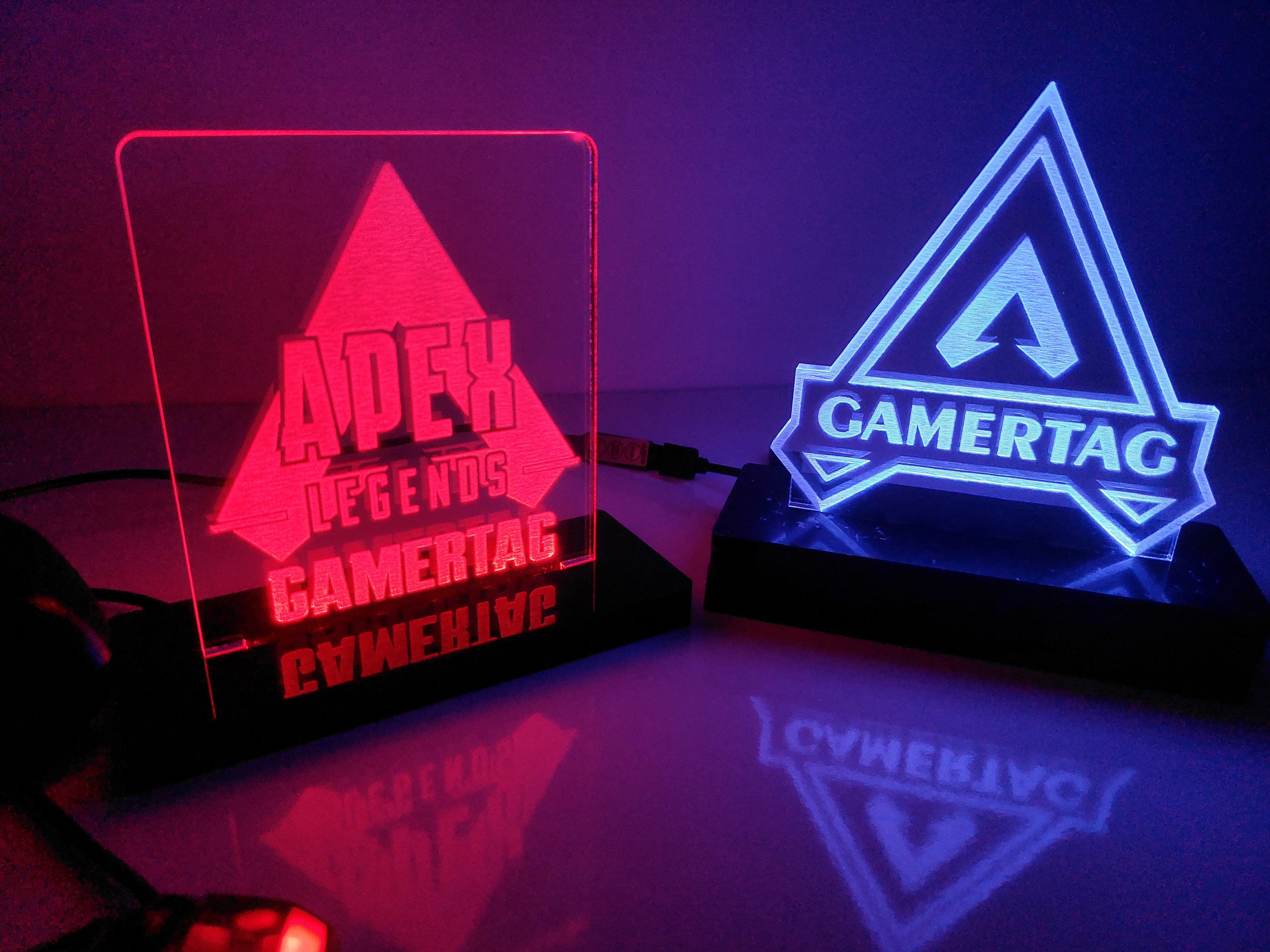 Personalized Apex Legends Game Logo Gamertag Light - Apex Neon Sign ...