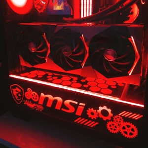 Personalized Gaming Computer RGB  Plate,Gaming Pc Mods, Custom Pc RGB Psu Case Cover, Gaming PC build Plate, Ssd Cover, Gpu Backplate,
