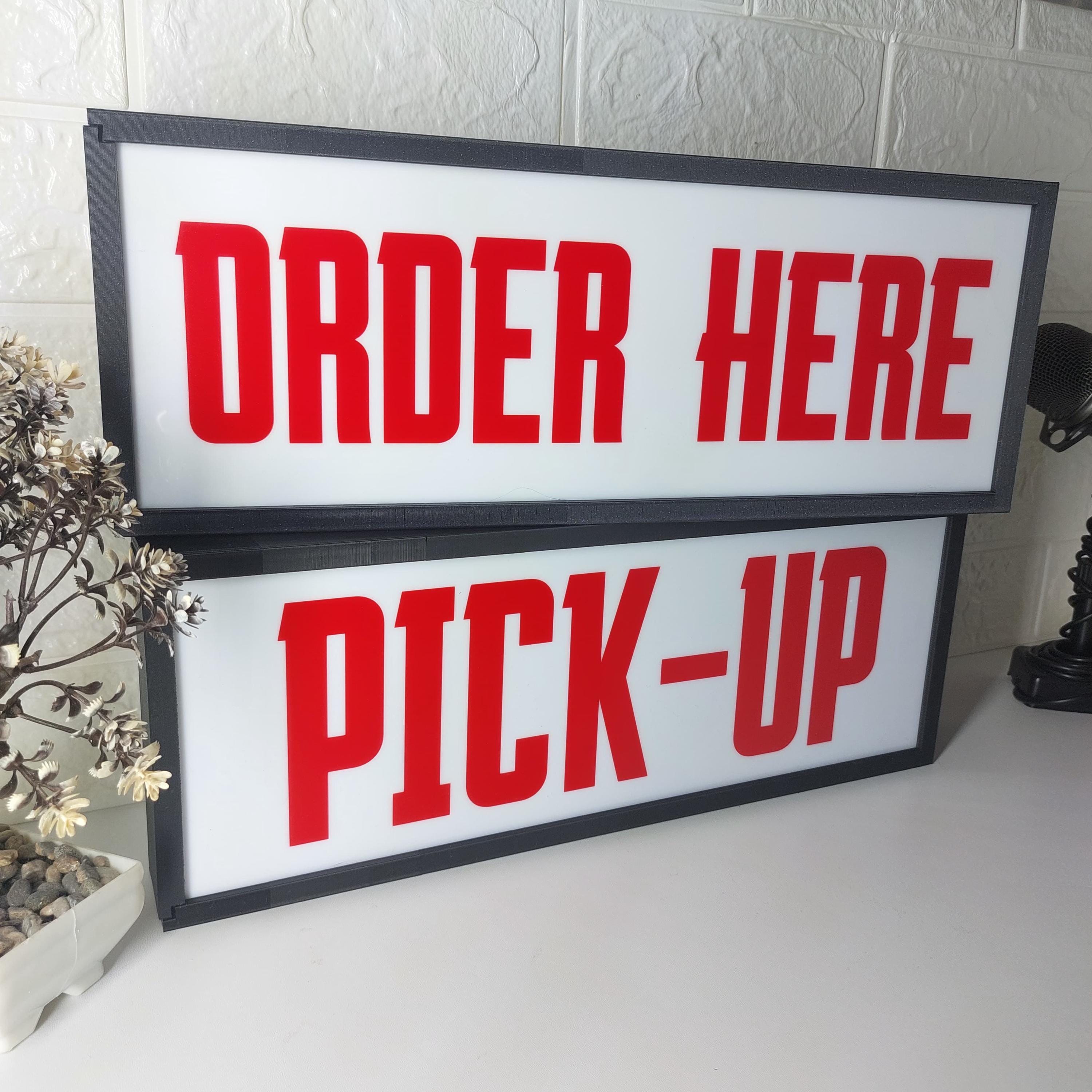 Led Pick up and Order Here Signs - Etsy