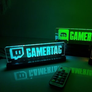 Personalized Gamertag light sign,Custom GamerTag Sign,Personalized Streamer Light Sign,GamerLEDSign,Gamer Boyfriend Gift,Graduation Gift
