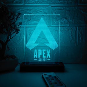 Apex Legends Game Logo Sign,Game Room Apex Legends Logo, Handmade Game Room Decor, Gamer Tag sign, Custom Game Logo,Gamer Gift,ChristmasGift