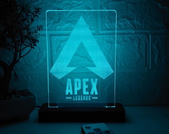 Apex Legends Game Logo Sign,Game Room Apex Legends Logo, Handmade Game Room Decor, Gamer Tag sign, Custom Game Logo,Gamer Gift,ChristmasGift