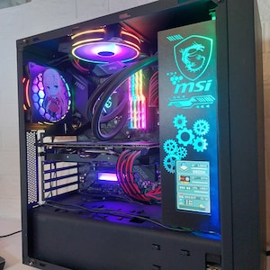 Gaming PC Mini Second Screen,Real-Time Power & Temperature Monitoring,PC Display Screen and Psu Cover,3.5 inch IPS Usb secondary display
