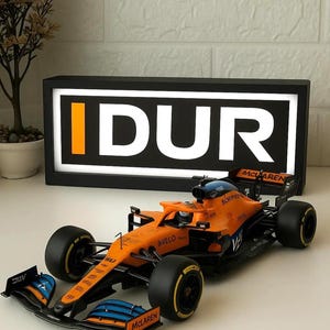 Personalized Formula 1 Nameplate, F1 Gift, F1 Decor, Formula 1 Fan Gift, Custom F1 Gift & Decor for Formula 1 Fans