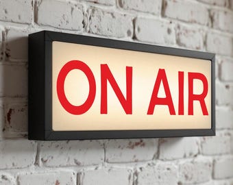 On Air Light Box, LED Recording Studio Sign, RGB Streaming Room