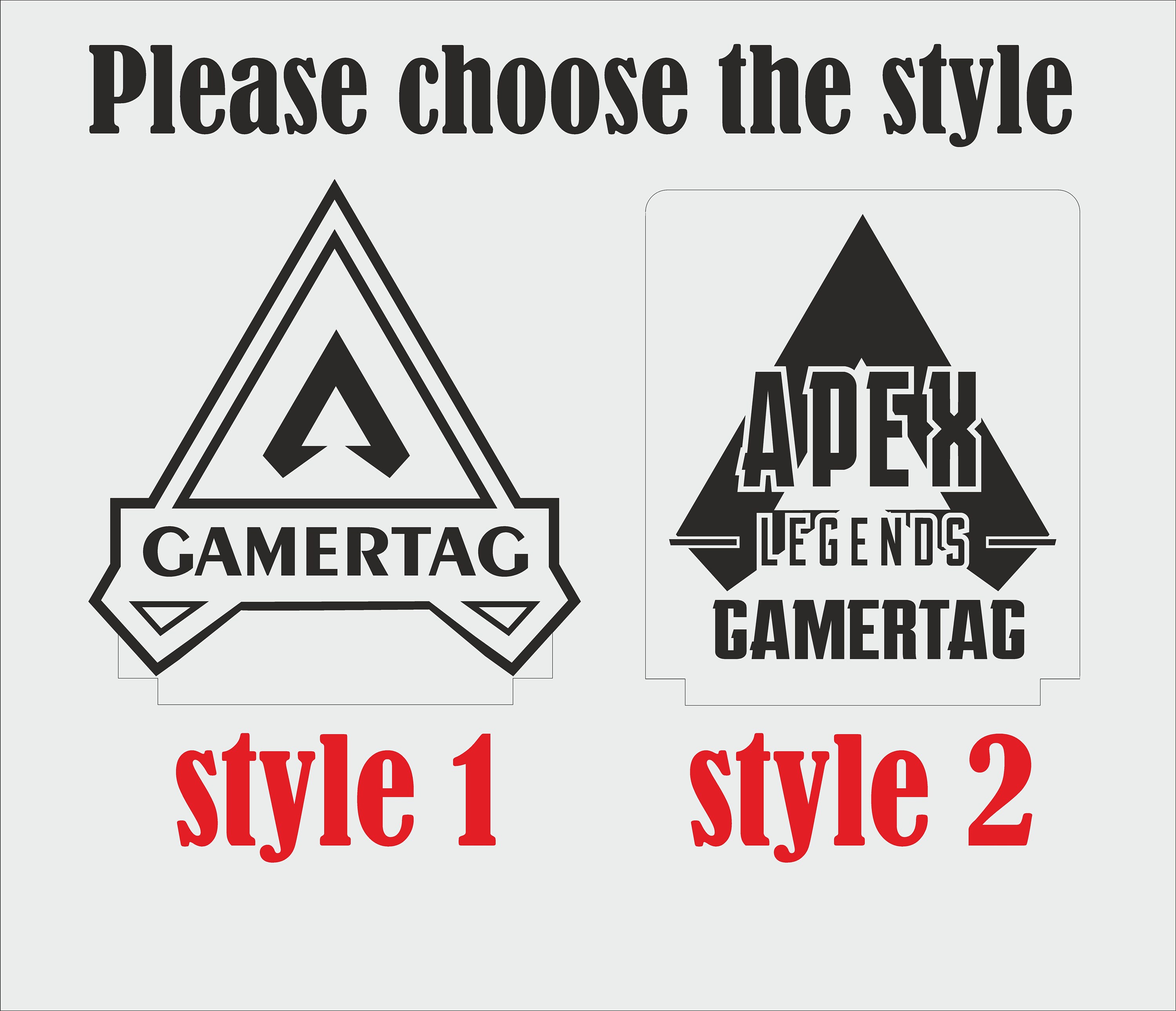 Personalized Apex Legends Game Logo Gamertag Light - Apex Neon Sign ...