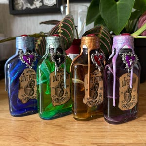 POTIONS Broken Passions, witch, love, witch, halloween, horror, roleplay, role play, magic potion, gift