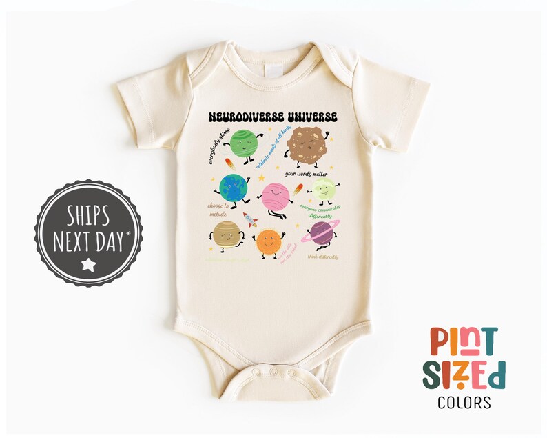 Neurodivergent Universe Toddler Shirt Autism Awareness Cute Inclusion Matters Kids Tee Cute Autism Kids Black Shirt image 4