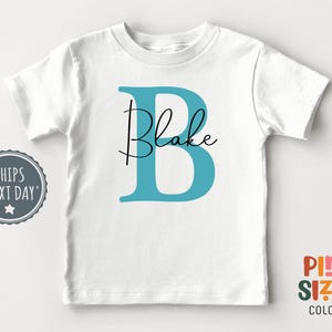 Personalized Boys Name Onesie® - Custom Boys Bodysuit - Cute Baby Gift - Black image 6