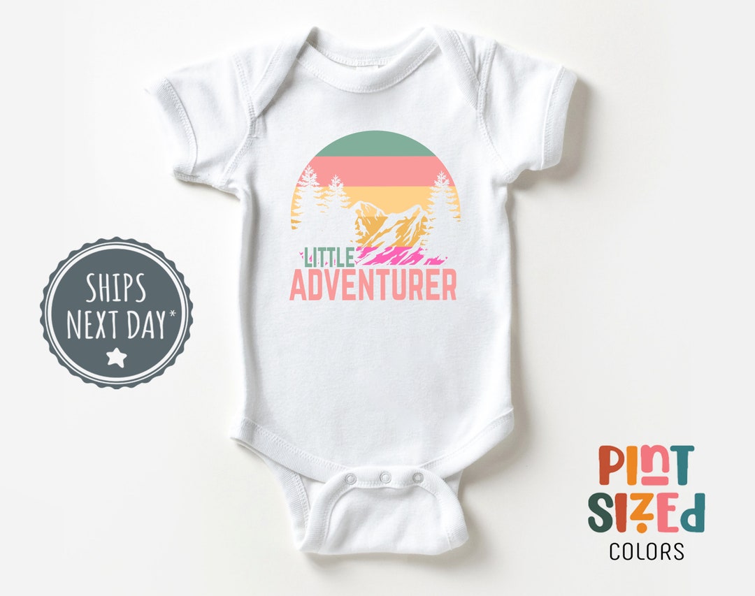 Little Adventurer Baby Onesie® Camping Bodysuit Summer Adventure Onesie