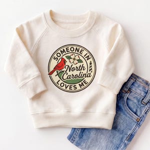 Someone In North Carolina Loves Me Baby Onesie - Cute NC State Pride Bodysuit image 6