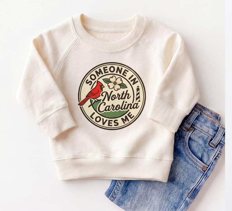 Someone In North Carolina Loves Me Baby Onesie - Cute NC State Pride Bodysuit image 6