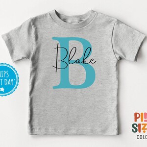 Personalized Boys Name Onesie® - Custom Boys Bodysuit - Cute Baby Gift - Black image 5