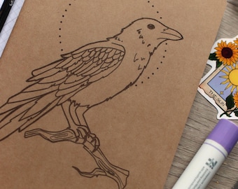Kraft paper notebook A5, a great gift idea, eco-friendly notebook/diary
