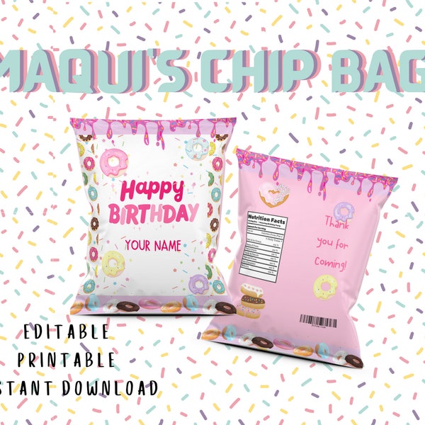 Chip Bag Bar Code - Etsy