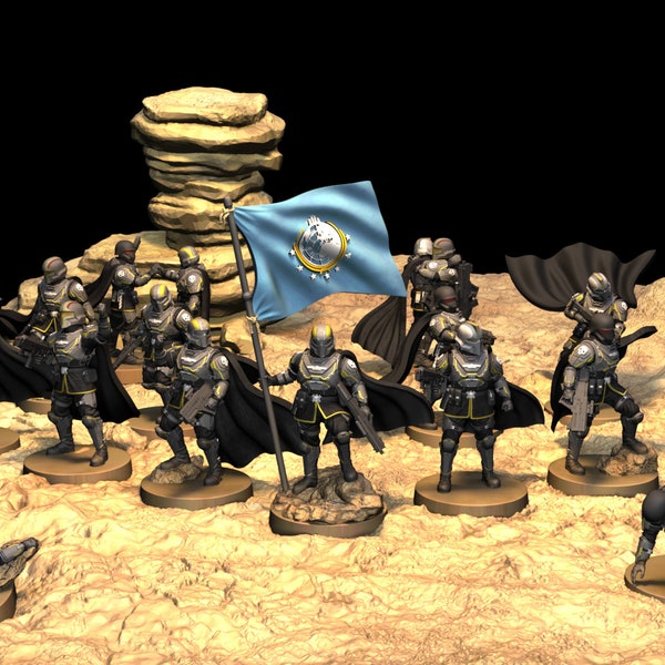 Helldivers 2 Full Platoon - 20 poses