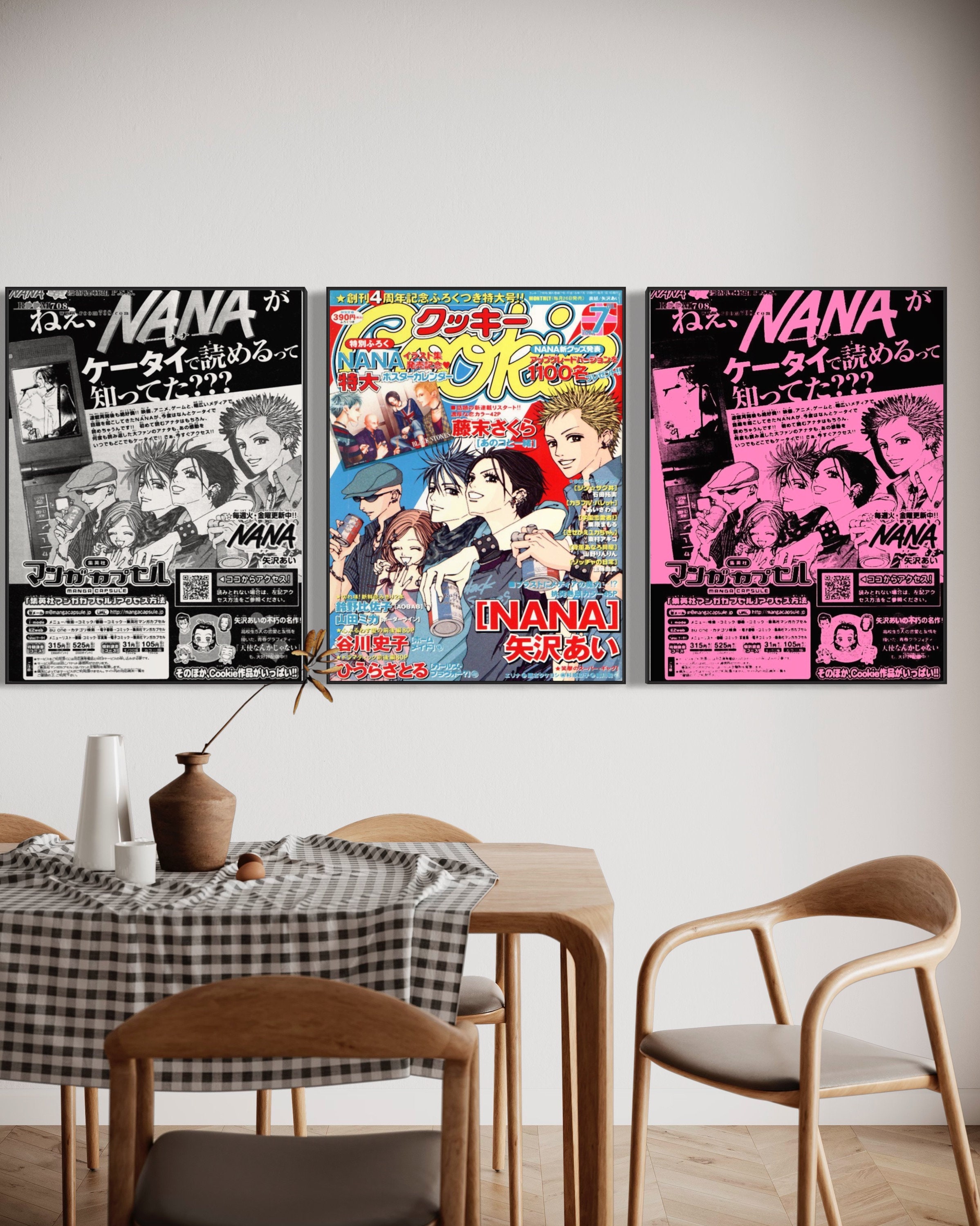 Anime NANA Vintage Poster Home Décor Art Painting Wall Sticker Kraft Paper  Print