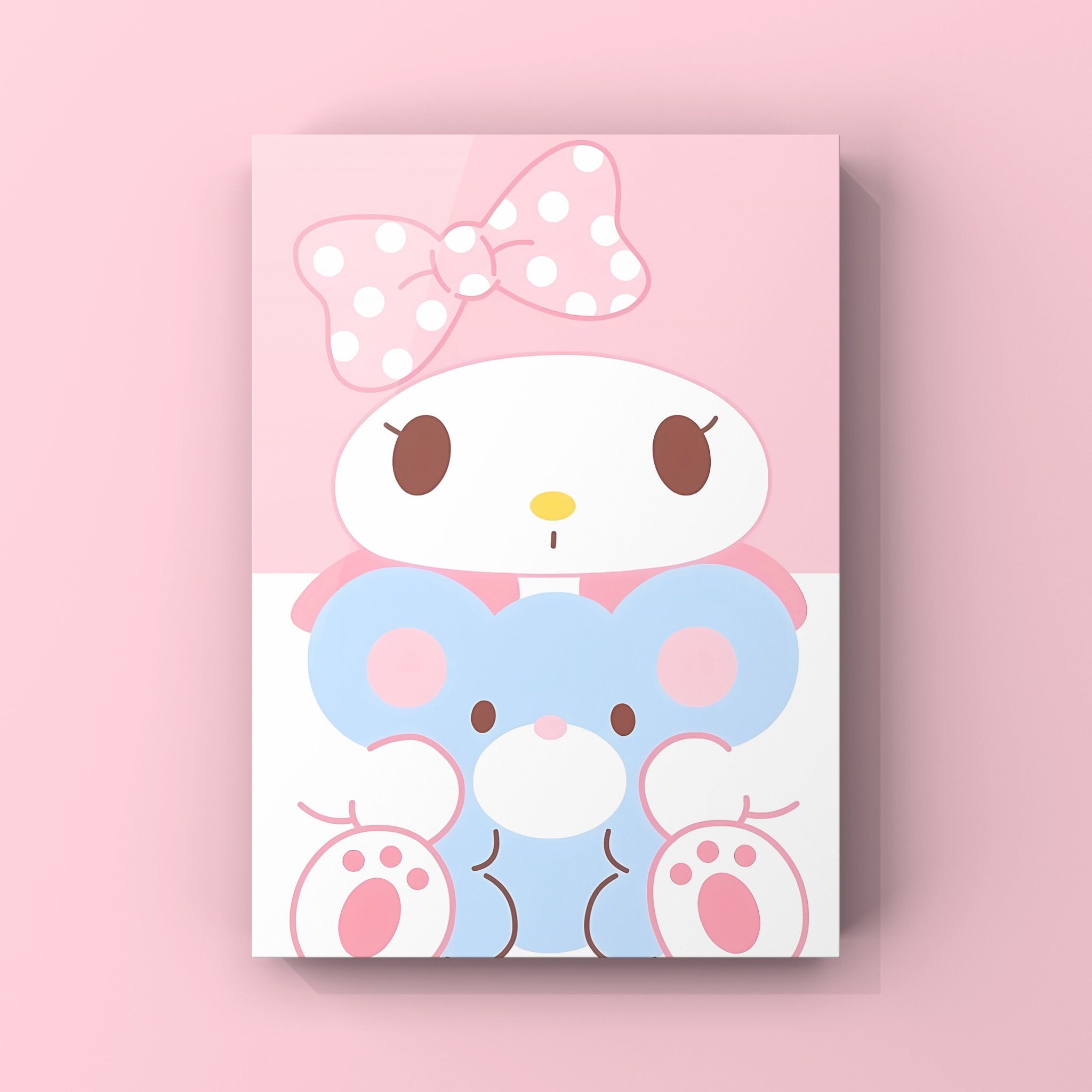 Vintage Sanrio 2013 Hello Kitty 12”X 18 1/2” Poster.