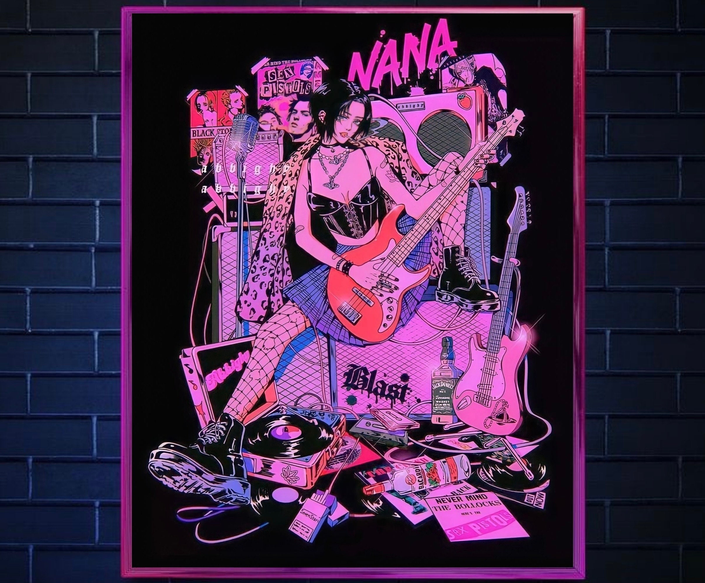 Nana osaki- aesthetic nana anime print. anime gift