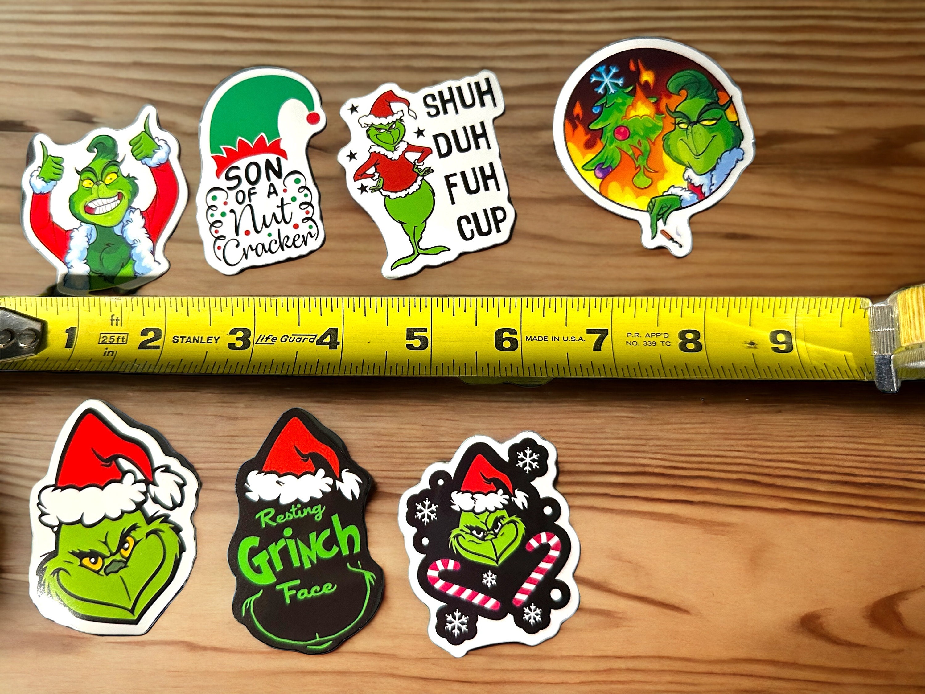 50+ How The GRINCH Stole Christmas Decal Stickers, For Water