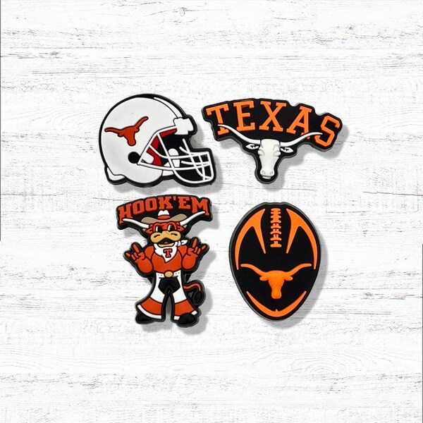 Texas Longhorns Croc Jibbitz Etsy