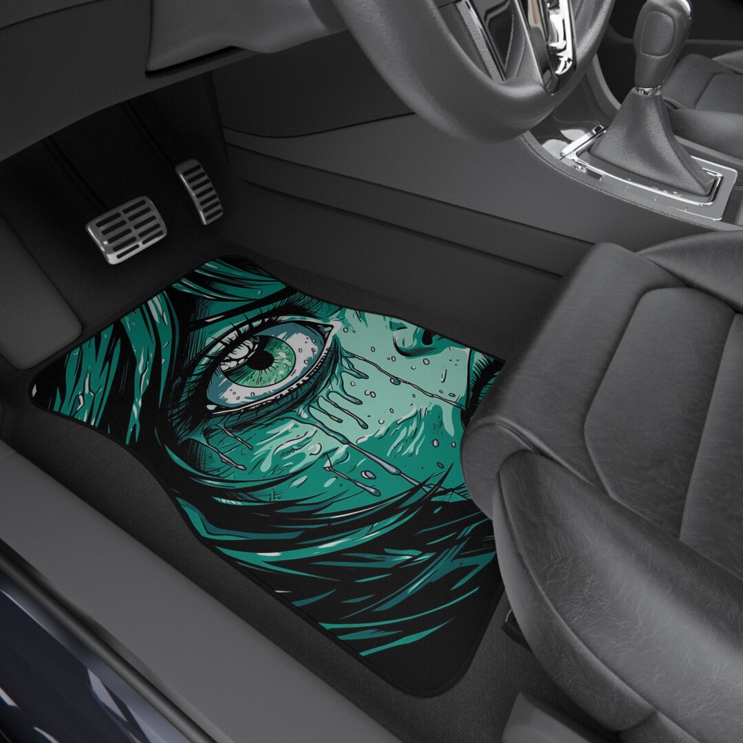 Anime Car Mats Set of 2 Anime Car Mats Anime Style Car Etsy