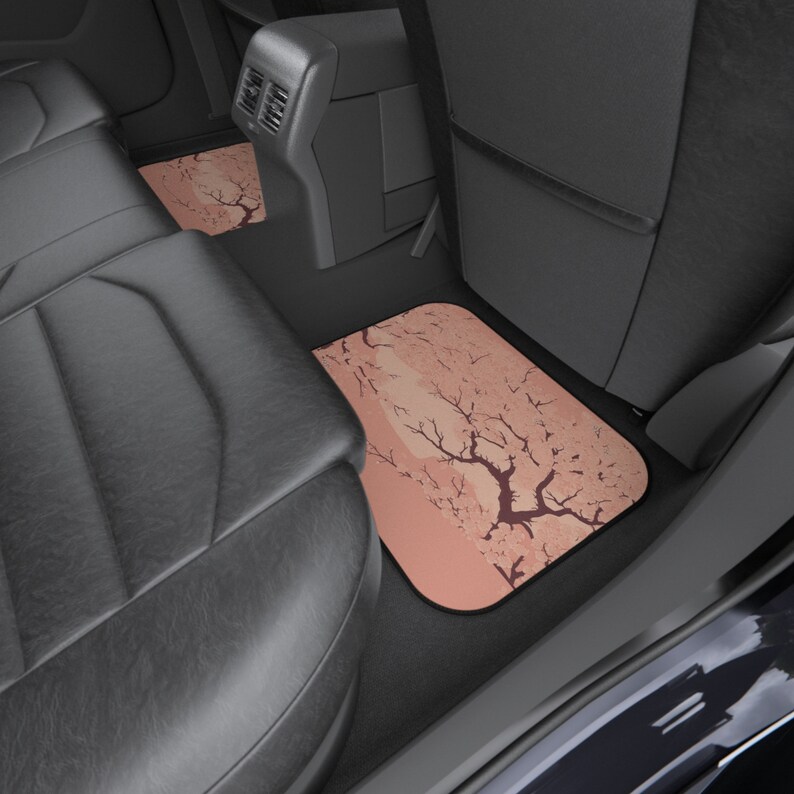 Cherry Blossom Graphic Design, Cherry Blossom Anime Car Mats, Anime Car