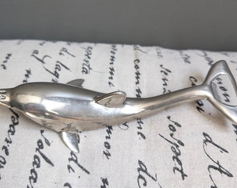 Vintage Silver Plated Dolphin Bottle Opener