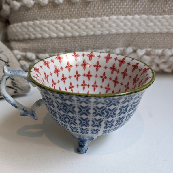 Anthropologie Attingham Collection Footed Teacup