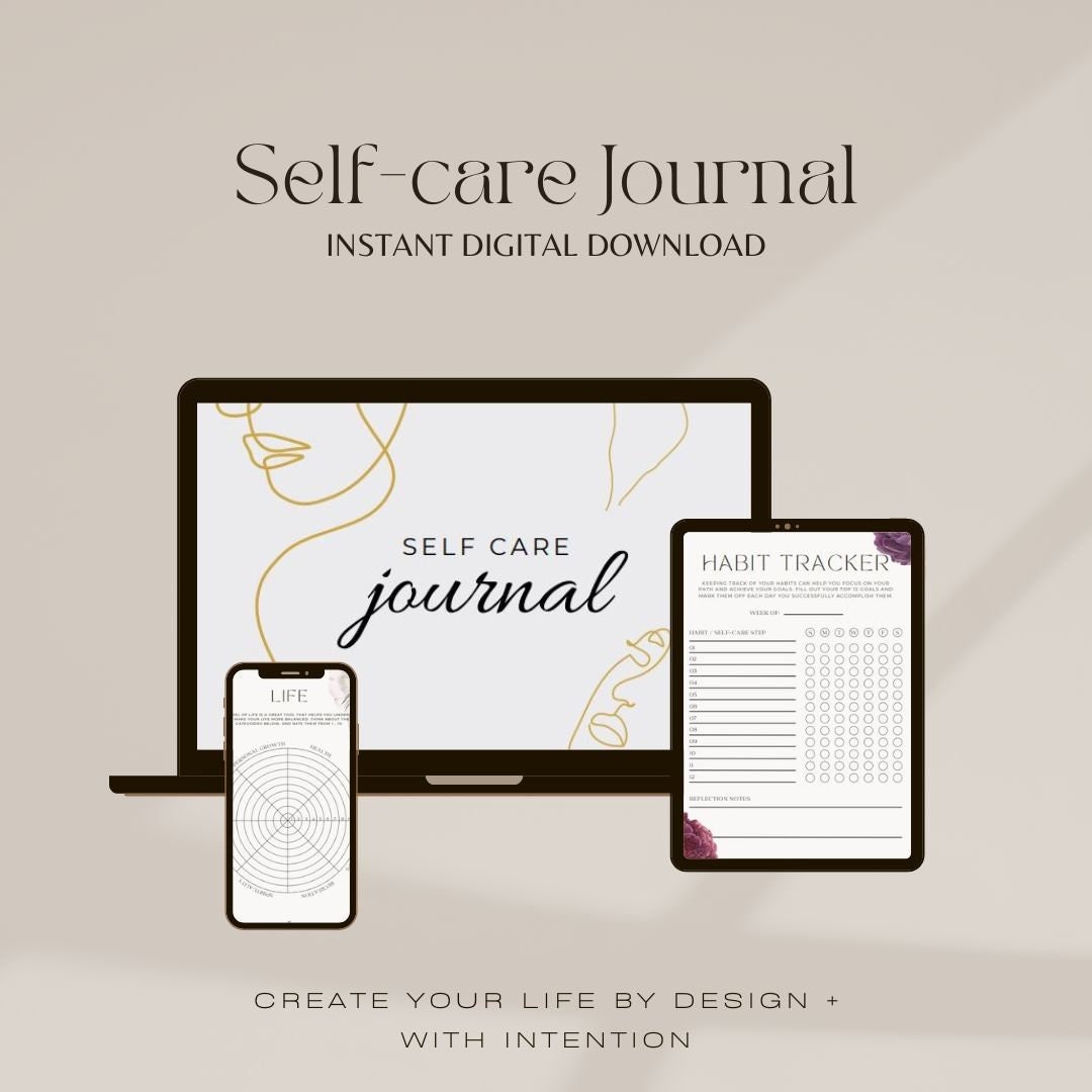 Self Care Planner | Digital | Development | iPad Daily Planner | Mental ...