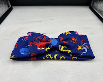 Animaux marins Bandeau bleu