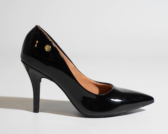 Vizzano Women's High Heels Black Pumps Closed Pointed Toe Stiletto