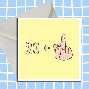 Carte drôle de 21e anniversaire, majeur, blague