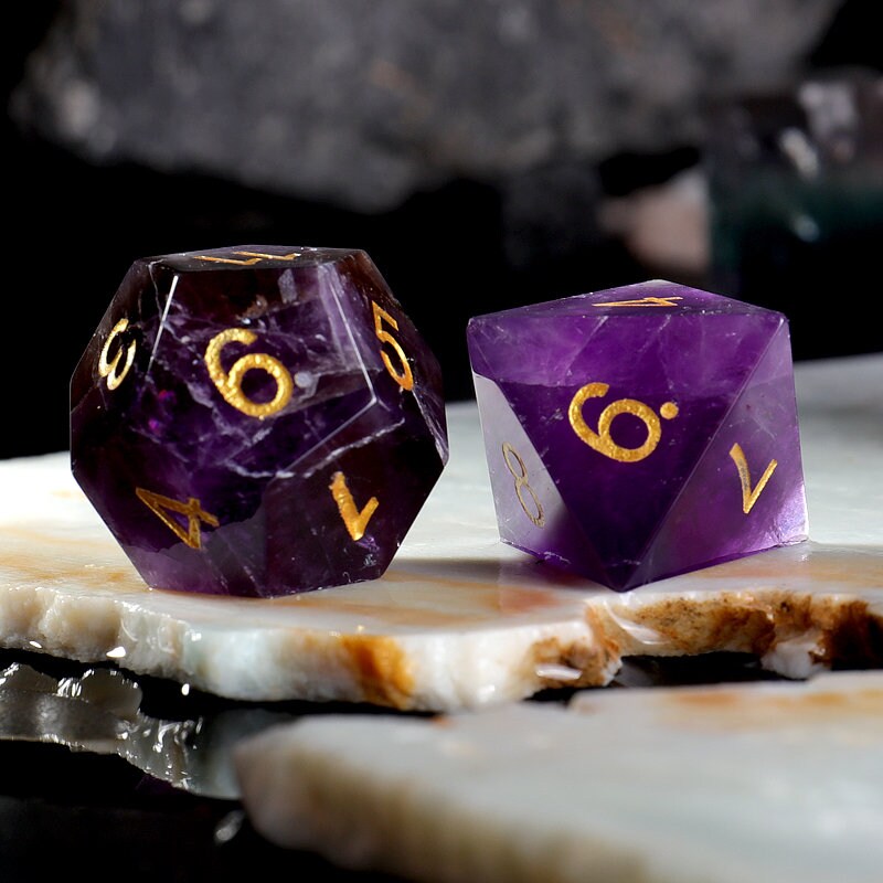Produktbild von 7-teiliges RPG Würfelset Mehrfarbig: Racing Blueberry