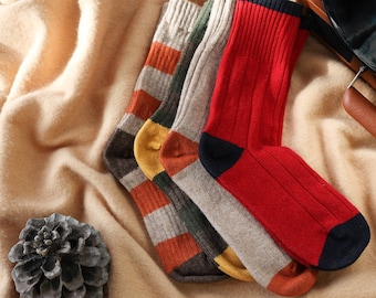 Warm and lightweight premium merino wool socks, gift bag - PACK X4 WARM