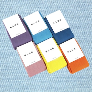 Organic cotton colorful Solid Socks Pack x6 PASTEL image 1