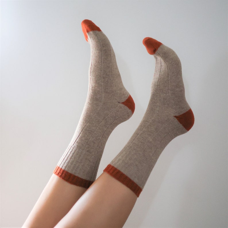 Warm and lightweight premium merino wool socks, gift bag PACK X4 WARM image 3