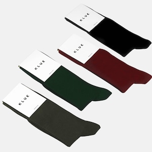 KLUE organic cotton colorful Solid Socks Pack x4 | EARTH
