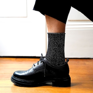 Glitter shiny lurex socks in eco friendly Lyocell material in 8 colors for a perfect gift in every season