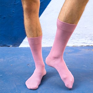 Organic cotton colorful Solid Socks Pack x6 PASTEL image 6