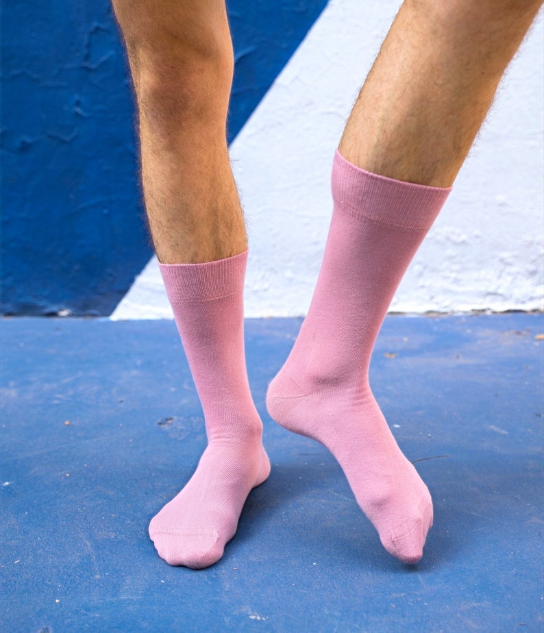 Organic cotton colorful Solid Socks Pack x6 PASTEL image 6